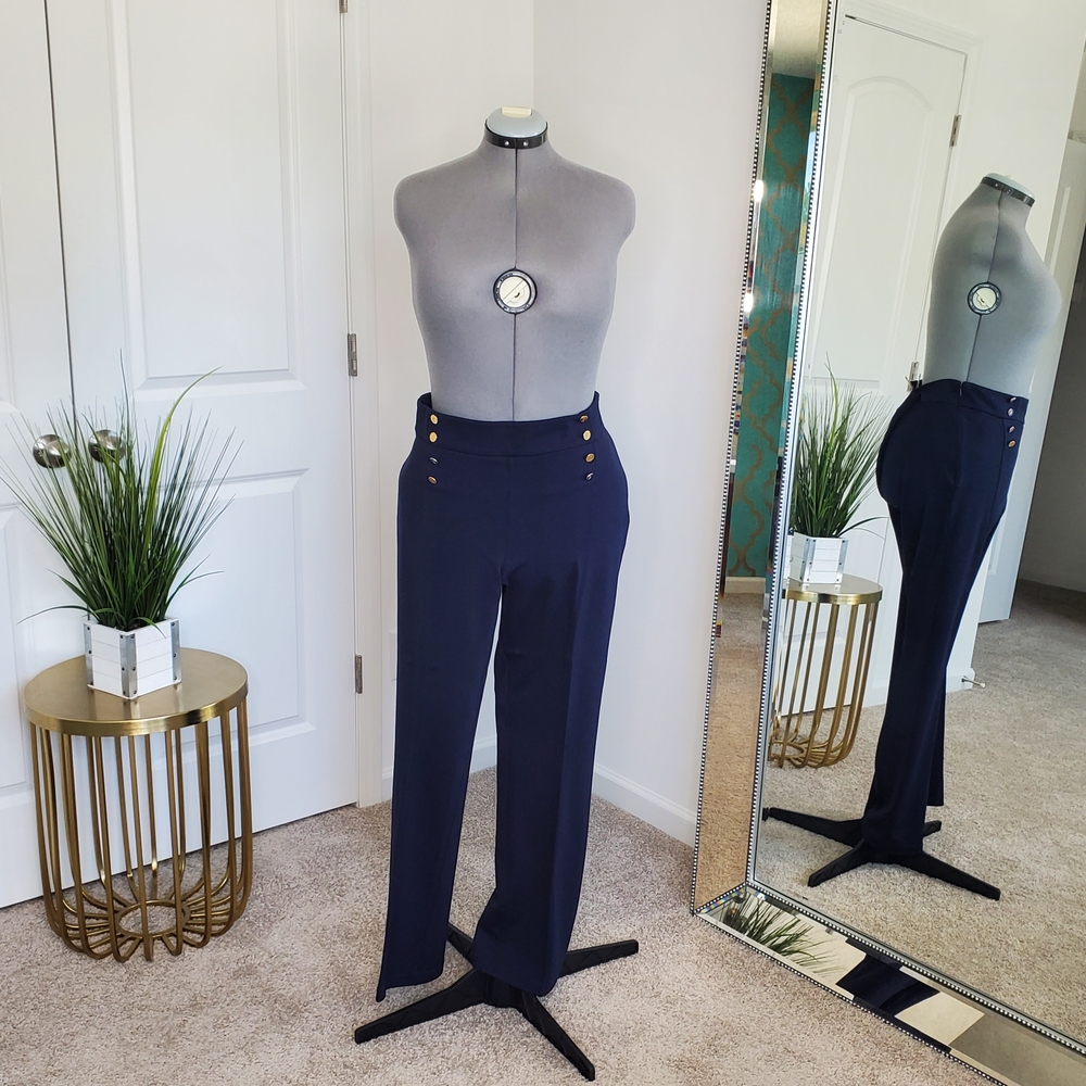 Lauren Ralph Lauren Women's Pants, Navy (Size XL)